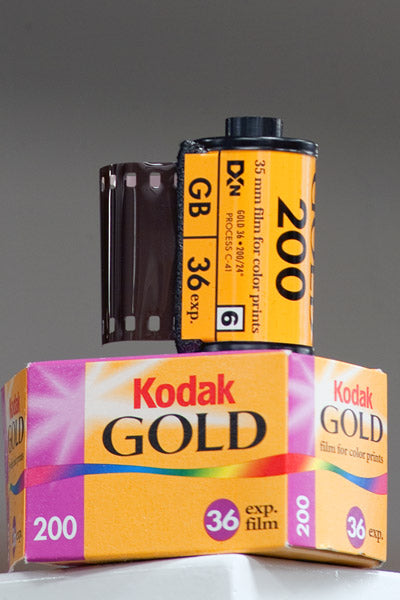 Kodak GOLD 200のパトローネ（旧ラベル）