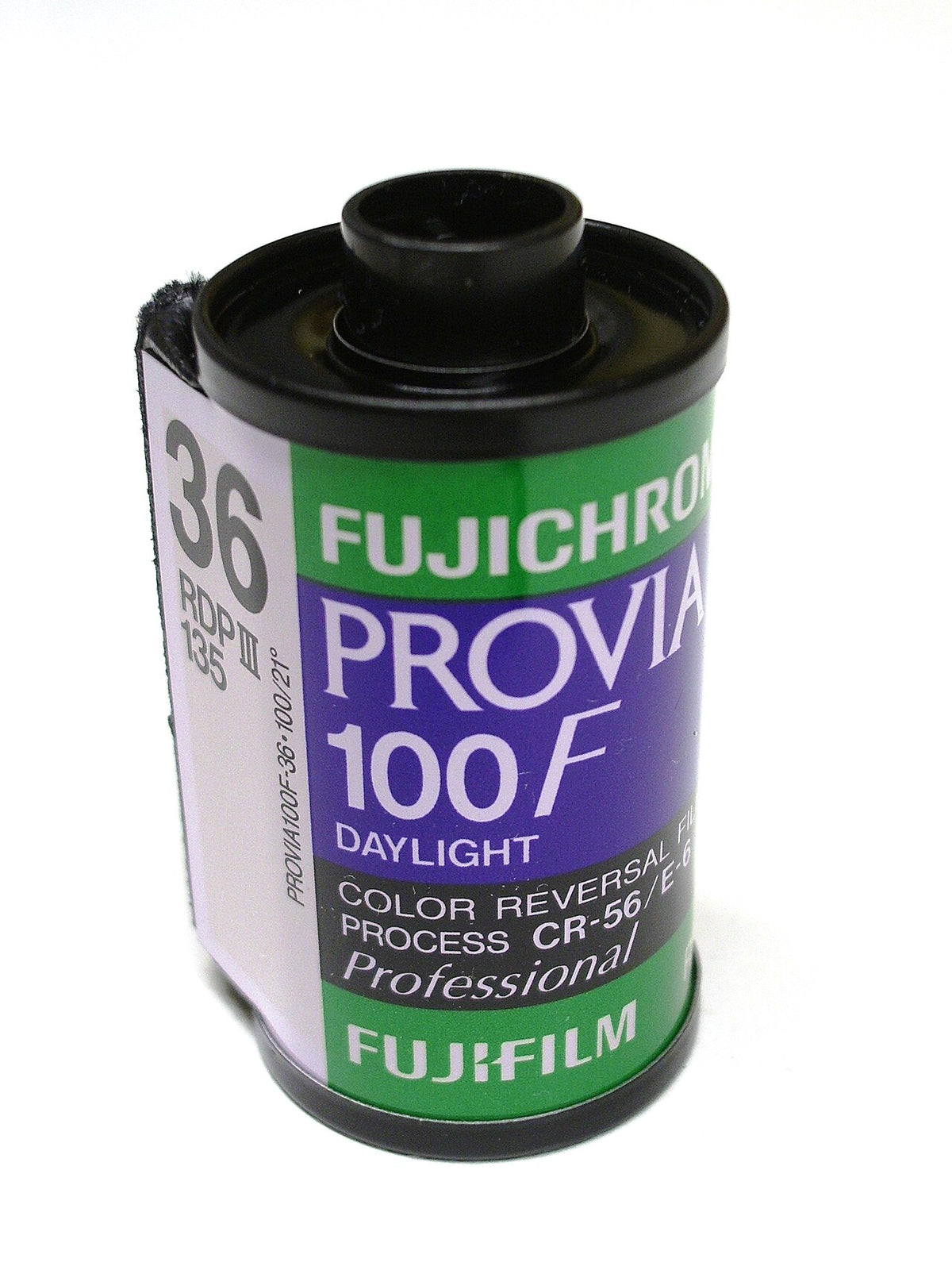 Fujifilm PROVIA 100Fの外観（資料画像）